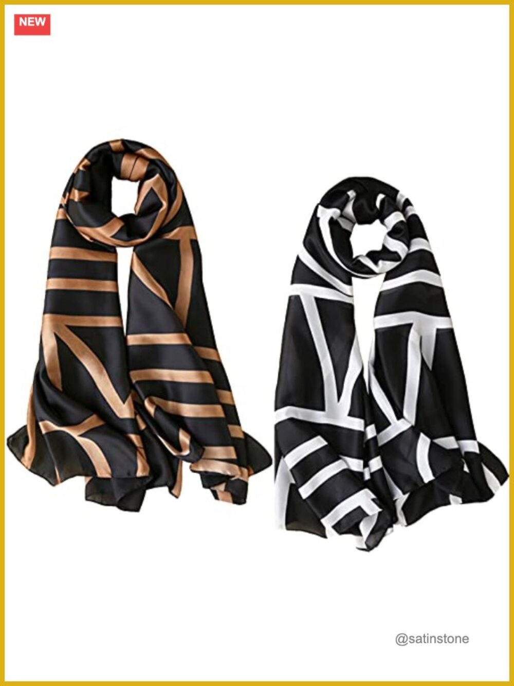 100% Mulberry Silk Scarf Long Lightweight Shawl Wrap Women Fashion